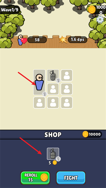 战士背包防御战游戏