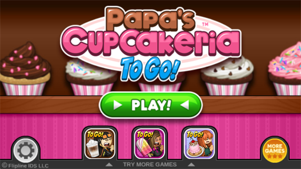 老纸杯蛋糕店游戏(Papa's Cupcakeria To Go!)