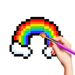 方块涂色画游戏