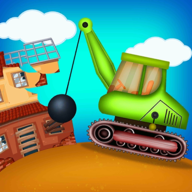 build City house wtih trucks游戏