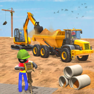 Stickman City Builder Sim游戏