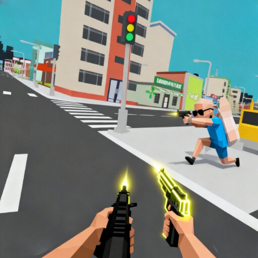 未来都市枪战游戏